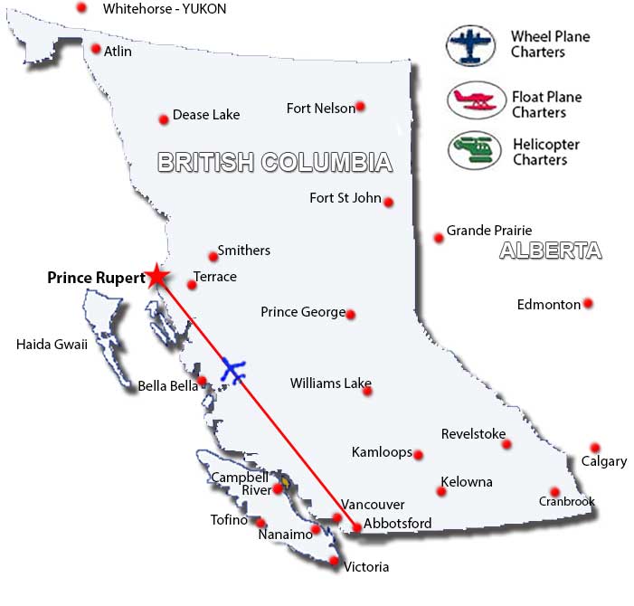 Prince Rupert Charter Flights 3 Competitive Quotes